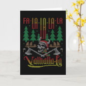 ファ・ラ・ラ・ラ・ヴァルハラ・ラ・ノルスカ・バイキング・アグリー カード (黄色い花)