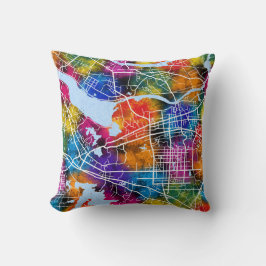 フアイナン中国シティマップ クッション