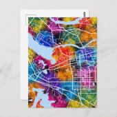 フアイナン中国シティマップ ポストカード (正面/裏面)