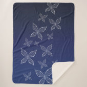 フアチェンズワイスバタフライ シェルパブランケット (正面)