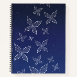 フアチェンズワイスバタフライ ノートブック