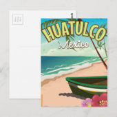 フアトゥルコ メキシコ 旅行ポスター ポストカード (正面/裏面)