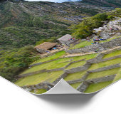 フアヤピチピークのマチュピチュ,ペルー ポスター (角)