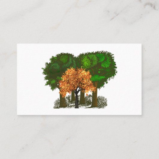 フアンの造園ローンモーワーパーソンツリーズ 名刺 (裏面)