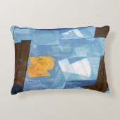 フアングリスのフルーツボウル、ヴィンテージ・キュビズムの静止 アクセントクッション (正面)