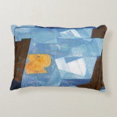 フアングリスのフルーツボウル、ヴィンテージ・キュビズムの静止 アクセントクッション (裏面)