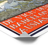 フアントラファブリカサルチコンヴィンテージフランスの広告 ポスター (角)