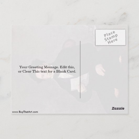 フアンバウティスタデムグイロバイフランシスコデゴヤ ポストカード (裏面)