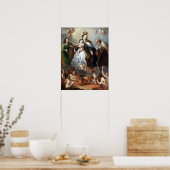 フアンフランシスコデアギレラザカルメンヴァージン ポスター (キッチン)