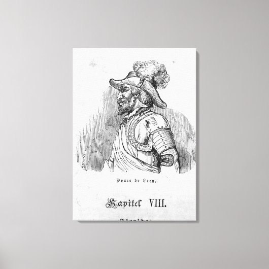 フアンポンセデレオン キャンバスプリント (正面)