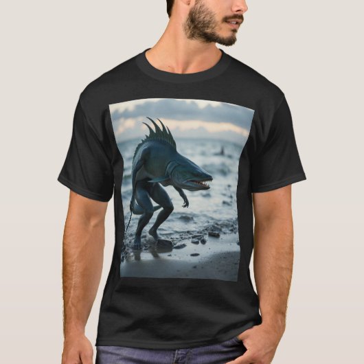 フアン・カバナA・I・シー・モンスターTシャツ Tシャツ (正面)