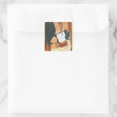 フアン・グリスによるコーヒーグラインダー、ヴィンテージ・キュビズム・アート スクエアシール (バッグ)