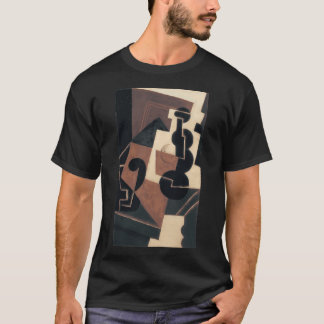 フアン・グリスのコンポティエと市松模様のテーブルクロス - フルーツ Tシャツ