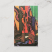 フアン・グリスのヴァイオリンとギター; ヴィンテージ・キュビズム 名刺 (裏面)