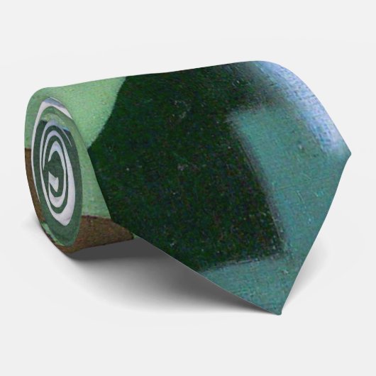 フアン・グリスの「瓶と果物皿」、ヴィンテージ・キュビズム ネクタイ (ロール)