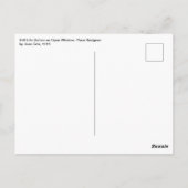 フアン・グリスの《窓辺の静物》 ポストカード (裏面)