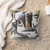 フアン・グリス著ボトルそしてナイフ、 クッション (ブランケット)