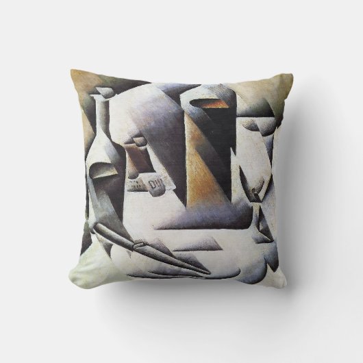 フアン・グリス著ボトルそしてナイフ、 クッション (正面)