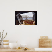 フアン・グリス・ザ・オープン・ウィンドウ ポスター (キッチン)