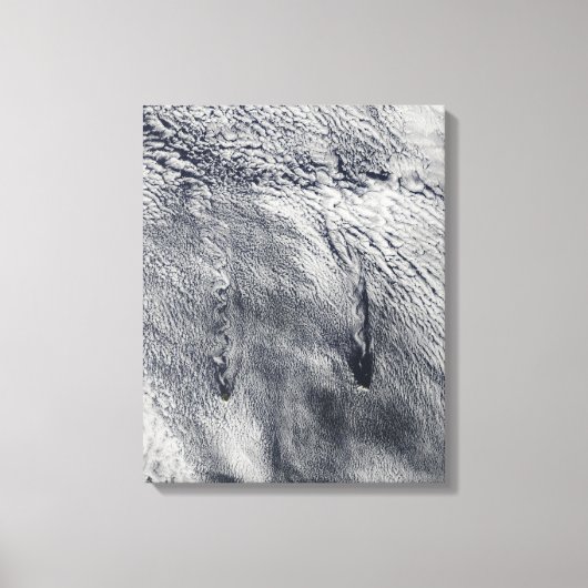 フアン・フェルナンデス諸島上空の雲 キャンバスプリント (正面)