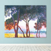 フアン・レピン、by Claude Monet キャンバスプリント (インサイチュ (ウッドフロア))