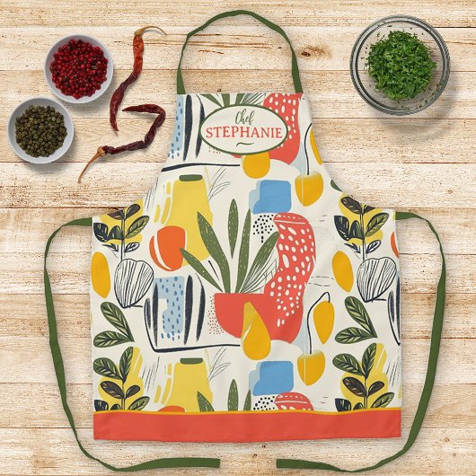 フアヴィスムスタイル鮮やかカラーズガーデンポット エプロン