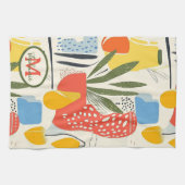 フアヴィスムスタイル鮮やかカラーズガーデンポット キッチンタオル (横)