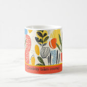 フアヴィスムスタイル鮮やかカラーズガーデンポット コーヒーマグカップ (中央)