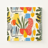 フアヴィスムスタイル鮮やかカラーズガーデンポット ノートブック (裏面)