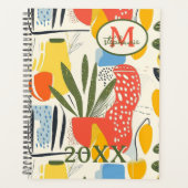 フアヴィスムスタイル鮮やかカラーズガーデンポット プランナー手帳 (正面)
