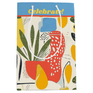 フアヴィスムスタイル鮮やかカラーズガーデンポット ミディアムペーパーバッグ