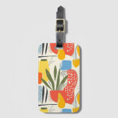 フアヴィスムスタイル鮮やかカラーズガーデンポット ラゲッジタグ (正面縦)