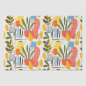 フアヴィスムスタイル鮮やかカラーズガーデンポット 薄葉紙 (正面)