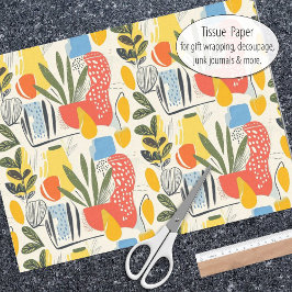 フアヴィスムスタイル鮮やかカラーズガーデンポット 薄葉紙