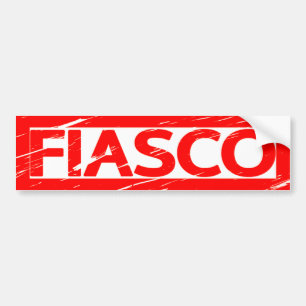 フィアスコスタンプ バンパーステッカー