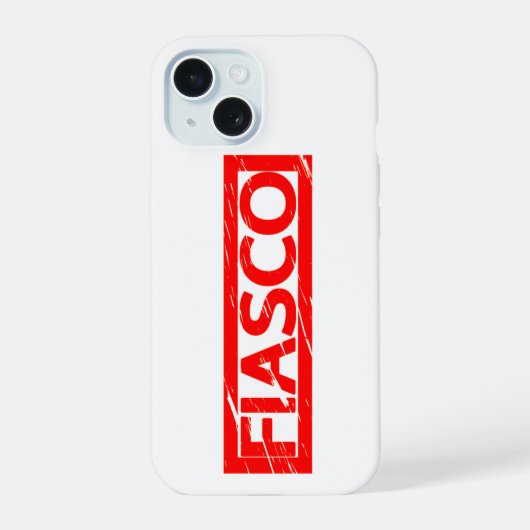 フィアスコスタンプ iPhone 15ケース (裏面)