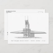 フィアットタリエロサービスステーション、アスマラ、エリトリア ポストカード (正面/裏面)