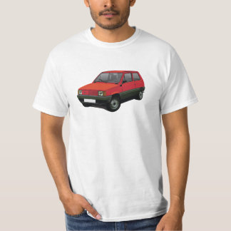 フィアットパンダ30/45 Mk1 （ティポ141）赤 Tシャツ