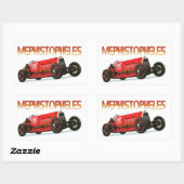 フィアットメフィストフェレス 長方形シール (シート)