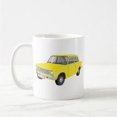 フィアット124の黄色 コーヒーマグカップ (左)