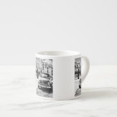 フィアット500のイタリアのクラシックな車のギフトのcinquecento エスプレッソカップ (正面右)