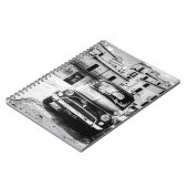 フィアット500のイタリアのクラシックな車のギフトのcinquecento ノートブック (左側)