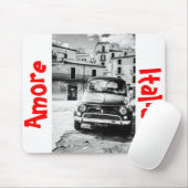 フィアット500のイタリアのクラシックな車のギフトのcinquecento マウスパッド (マウス)