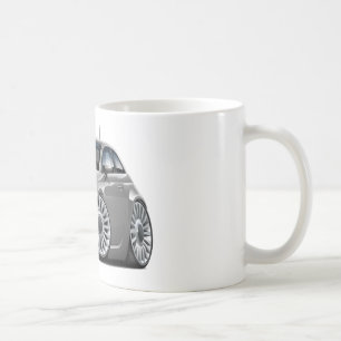 フィアット500の灰色車 コーヒーマグカップ