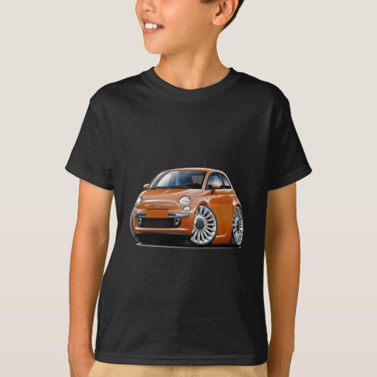 フィアット500の銅車 Tシャツ (正面)