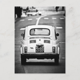フィアット500インローマ、イタリア ポストカード