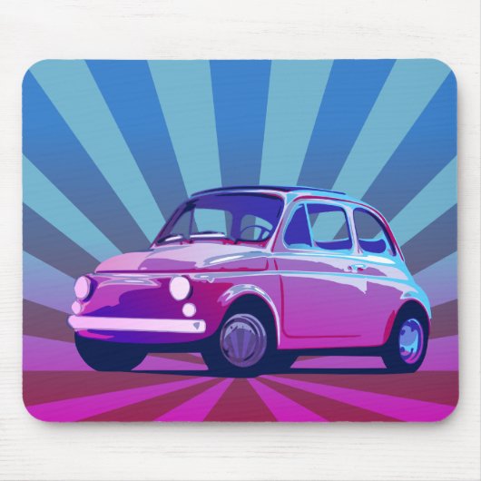 フィアット500バント マウスパッド (正面)