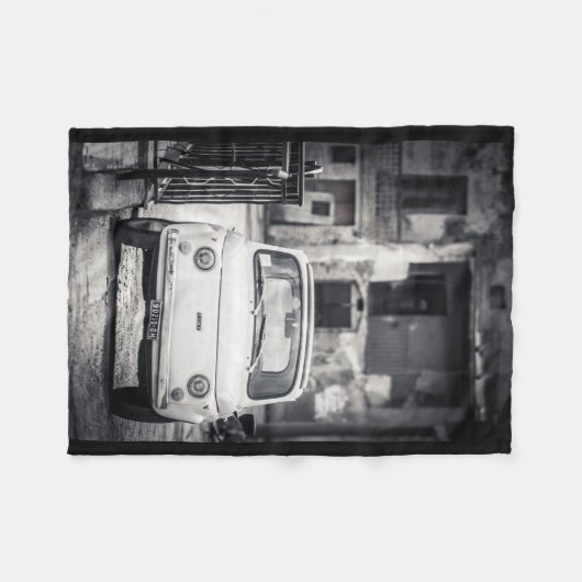 フィアット500、イタリアのフリースブランケットのヴィンテージ車 フリースブランケット (正面(横))