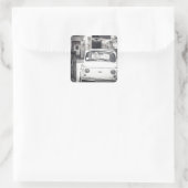 フィアット500、イタリアのCinquecento スクエアシール (バッグ)