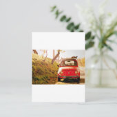 フィアット500、イタリアのCinquecento ポストカード (スタンド正面)